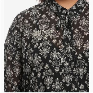 NWT Haunted Mansion 50th anniversary blouse